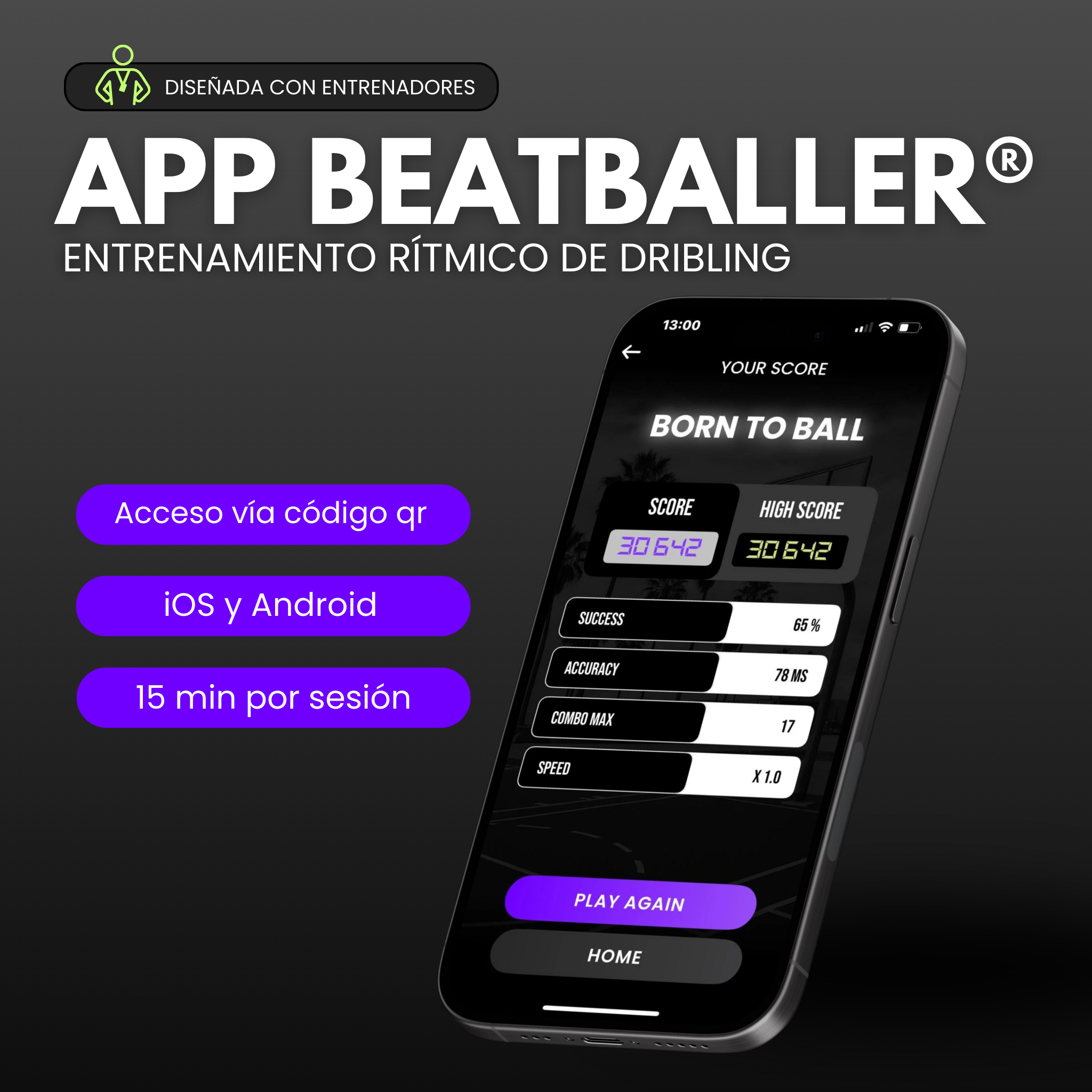 BEATBALLER® — Una pelota. Una aplicación. Habilidades.