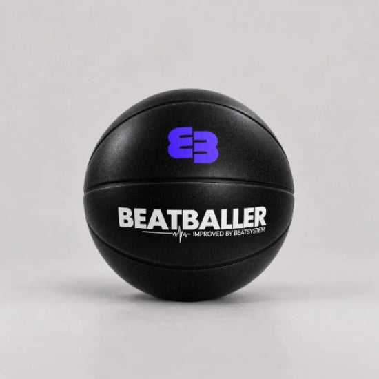 Silent Beatball® noir – ballon de basket silencieux Beatballer® en mousse PU haute densité