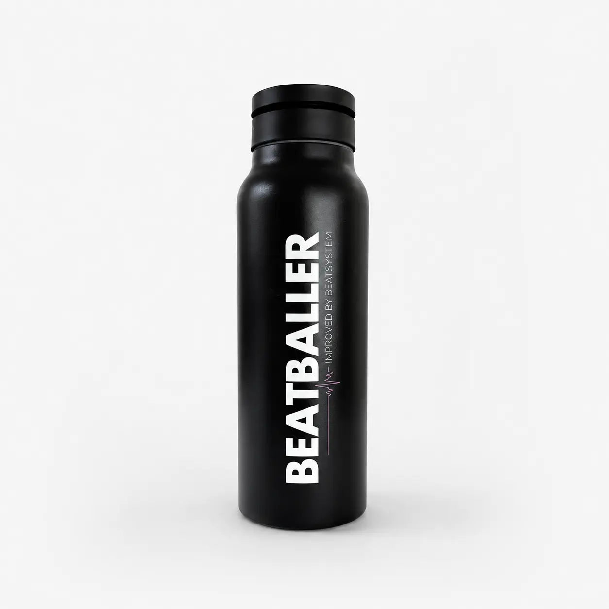 Gourde isotherme Beatballer® 750 ml noire avec support téléphone magnétique compatible MagSafe