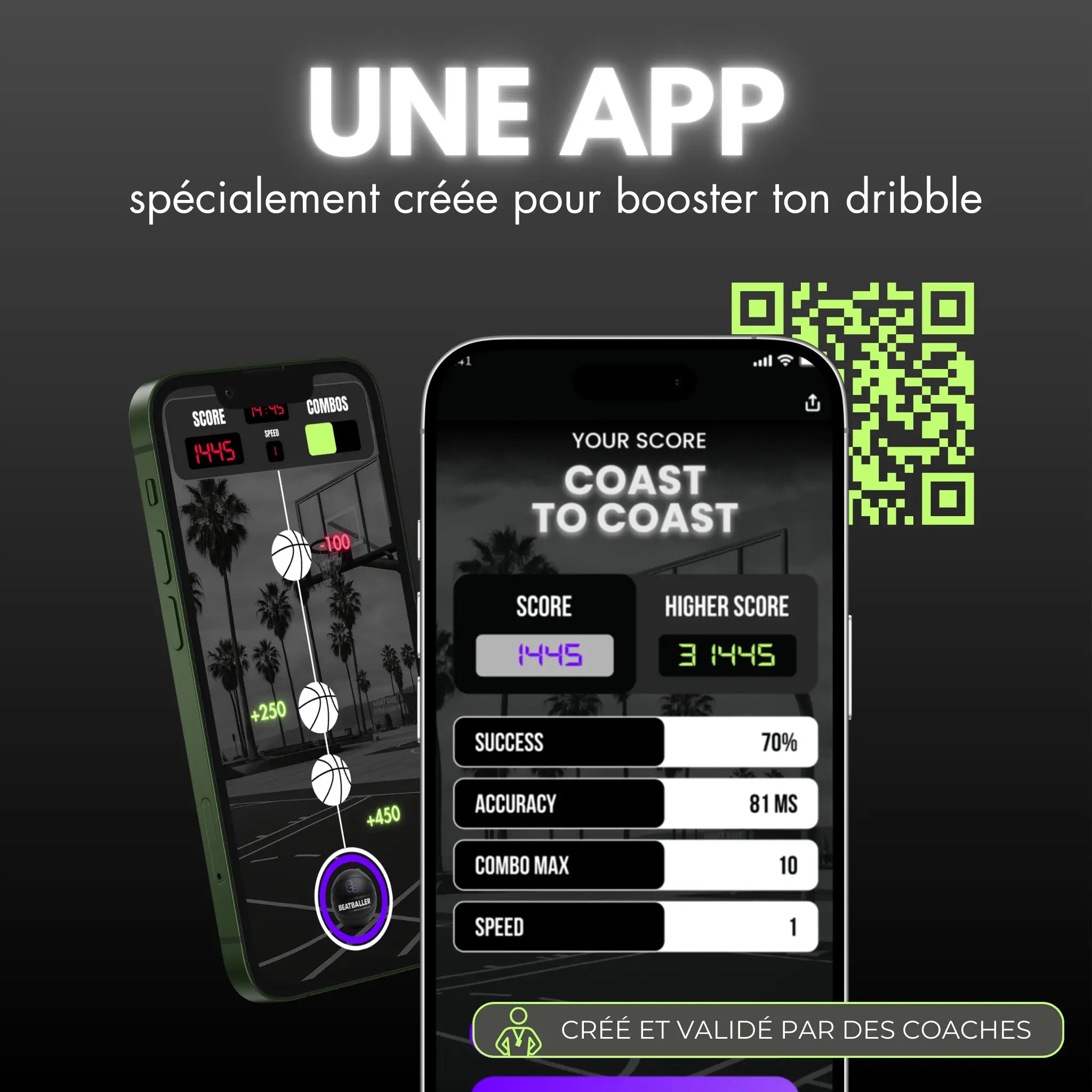 BEATBALLER® TRAINING PACK | Beatball® + App d’entraînement rythmique (sans capteur) BEATBALLER