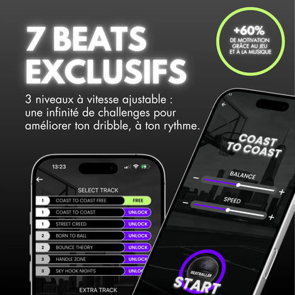 BEATBALLER® TRAINING PACK | Beatball® + App d’entraînement rythmique (sans capteur) BEATBALLER