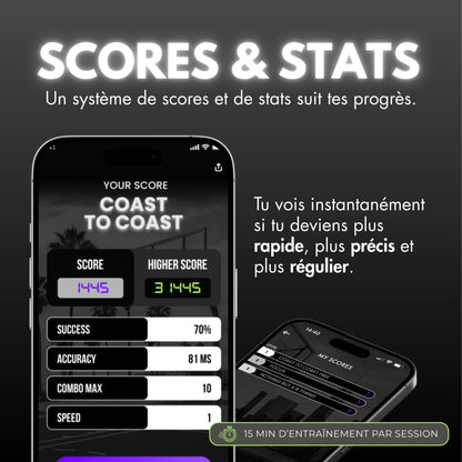 BEATBALLER® TRAINING PACK | Beatball® + App d’entraînement rythmique (sans capteur) BEATBALLER