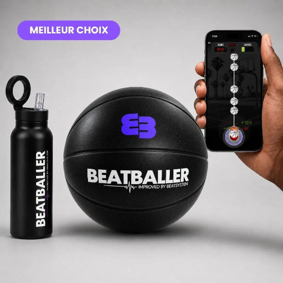 Training Pack Beatballer® avec Silent Beatball®, gourde isotherme avec support magnétique intégré et application de dribble gamifiée