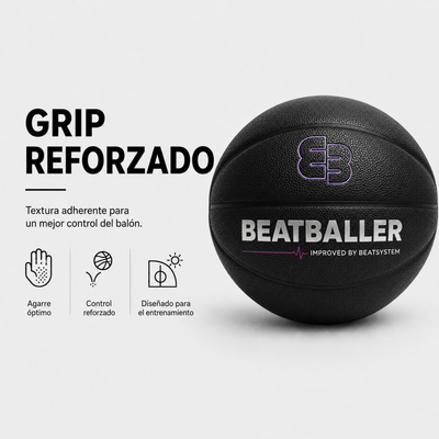 Beatball® Grip+ con textura adherente para mejorar el control del balón durante el bote