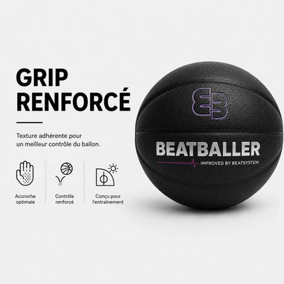 Beatball® Grip+ avec texture adhérente pour un meilleur contrôle du ballon au dribble