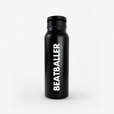 Gourde isotherme Beatballer® 750 ml noire avec support téléphone magnétique compatible MagSafe